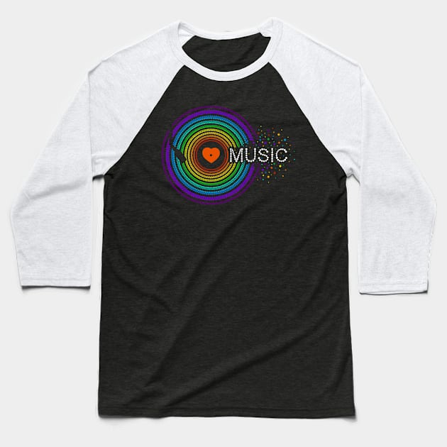 I love music Baseball T-Shirt by Razym